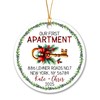 First Christmas in Our New Apartment Ornament 2025, Our First