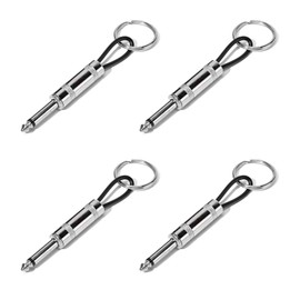 4 Pack Guitar Plug Keychain for Marshall JCM800 Amp Key Hooks, Key Holder Wall Mounted Perfect for Home, Studio, or Entryway Organization