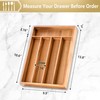 Silverware Organizer, 2 Pack 10 Inch Utensil Organizer Kitchen Drawer