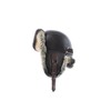 Unisex Ushanka Trapper Bomber Hat Brown Rabbit Fur Leather Aviator