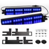 ASPL 32LED Visor Lights 26 Flash Patterns Windshield Emergency Hazard