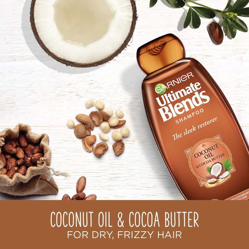 Garnier Ultimate Blends Shampoo & Conditioner Set | Sleek Restorer