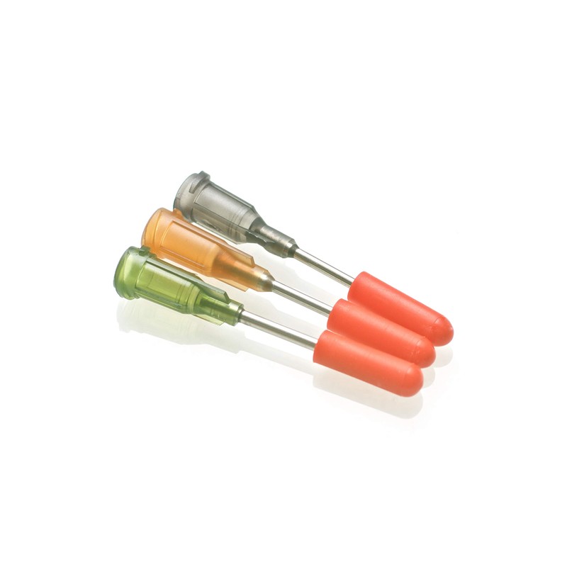 Dispense All - Blunt Needle Covers, Red, Fits 14, 15,