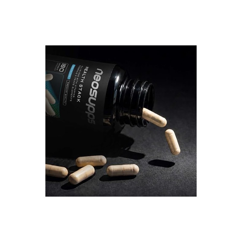 Neosupps Health Stack All-in-One Multivitamin High Dose + Q10 &
