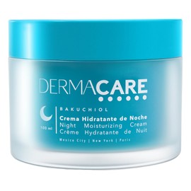 DERMACARE Crema Facial Regeneradora Nocturna con HT10 Complex  Ácido Hialurónico, Colágeno y Vitamina E  Con Bakuchiol y Niacinamida  Textura Ligera  