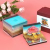 3D Memo Pad with Light Cute Sakura Tree House Decor