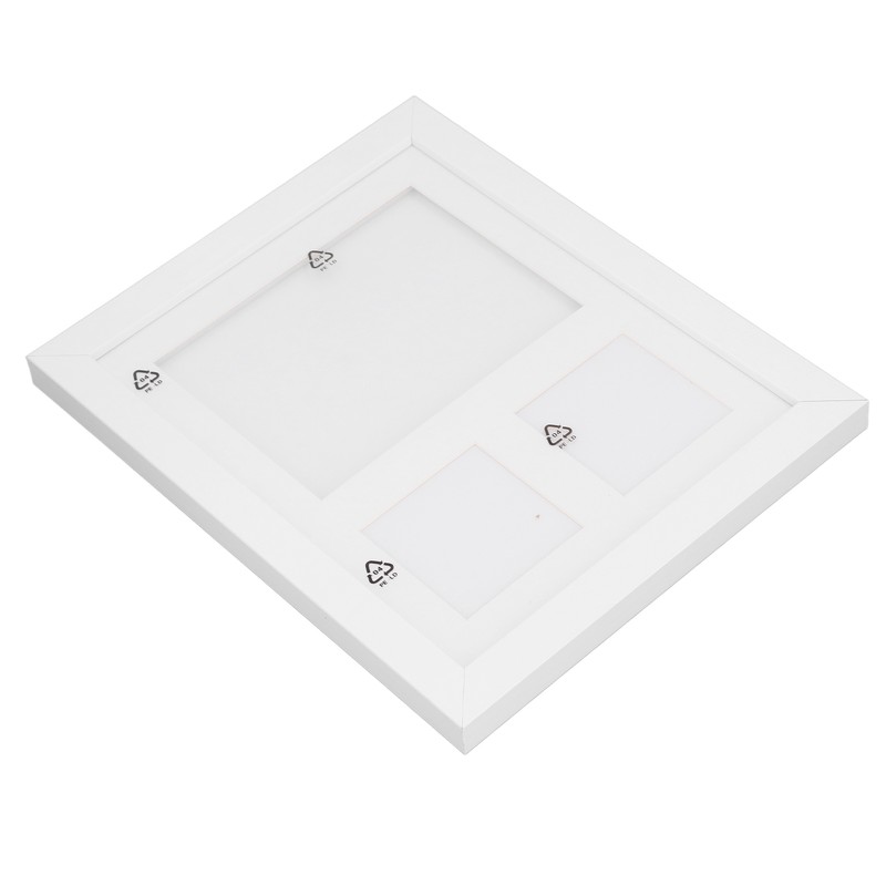 Baby Footprint Kit DIY 3 Compartment Newborn Handprint Footprint Frame