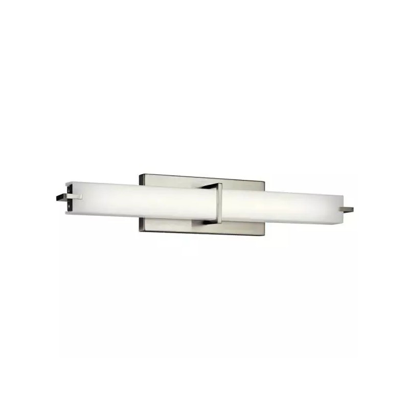 Sunpark FL5324D-MCT Adjustable LED Vanity Lighting Fixture, 17W, Satin Nickel