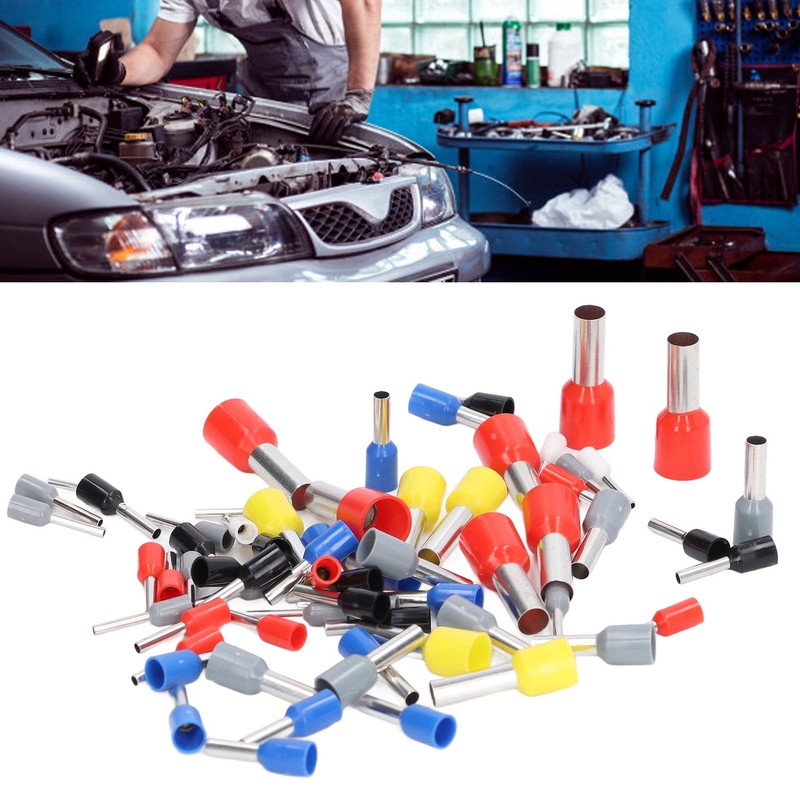 1800Pcs/Box Electrical Wire Connectors 8 Types Adjustable Wire Crimp Terminals