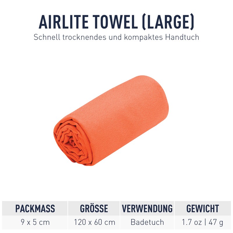 Sea to Summit - Airlite Towel Travel Towel L -