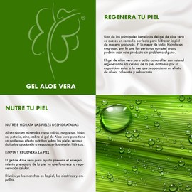 Lovy Care Gel de Aloe Vera 2x1 Sábila Vitamina E Regenerador