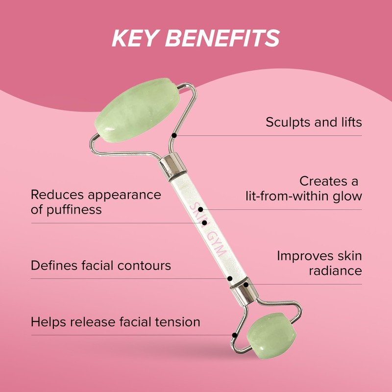 Skin Gym Face Roller for Enhancing Radiance and Relaxing Tension,