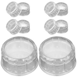 IMIKEYA 10pcs Cocktail Shaker Lid - Caps of Plastic Shaker Cup/Bo-ba Tea Cup Cap Replacement for 500cc (16 oz) 700cc (oz) 1000cc (oz), 4.50X4.50X2.70CM