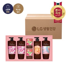 LG Household &amp; Health Care 24 Years LG Household &amp; Health Care Lunar New Year Gift Set Heartfelt Shampoo &amp; Body Set Premium x 4 / Holiday Gift Set / LG생활건강 24년 LG생활건강 설 선물세트 정성담은 샴푸&바디세트 프리미엄 x 4개 /명절선물세트