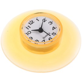 Ipetboom Suction Cup Clock Silent Shower Clock for Bathroom for Home Decor Water Resistant Design for Home