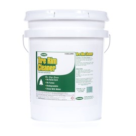 ComStar Tire Rim Cleaner, Heavy-Duty Non-Acid Based Tire & Rim Cleaner Which Penetrates & Breaks Up The Dirt, Soap, Scum, Oil & Carbon Deposits, Made in USA, 5 Gallon (71-108)