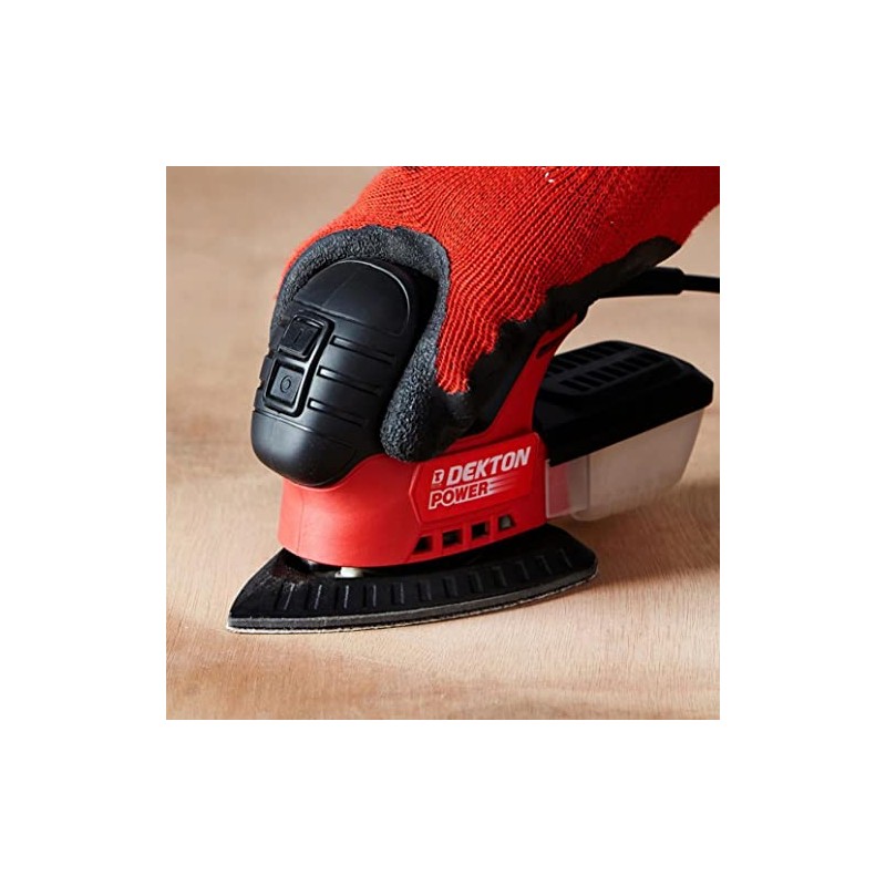 DEKTON DT80766 5Piece Medium 80 Grit Paper Backing Orbital Sander