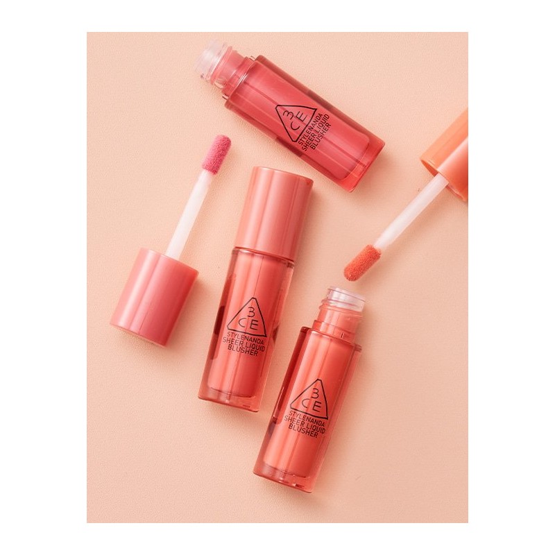 3CE [3CE] 쉬어 리퀴드 블러셔 3종(택1) [3CE] Sheer Liquid Blusher