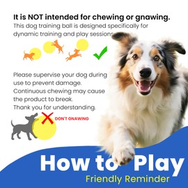 Acesolid 22 Inch Herding Ball for Dogs & Puppies with Bell, Dog Play Toy, Herding Ball for Cattle Dog, Australian Shepherd, Thickened Oxford Cover, Pump, Patch Repair Kit