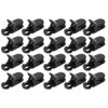 20Pcs Hearing Aid Lanyard Clip Good Fixation Multifunctional Odorless Black