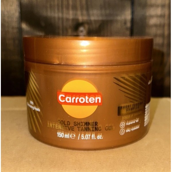 Carroten Gold Shimmer Intensive Tanning Gel 5.07 fl oz