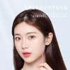 LUYING 細かい綿棒 100本 使い捨て 化粧ブラシ まつげエクステ用 ジェルネイル塗る 極細綿棒 睫毛育毛剤用ツール（パープル）