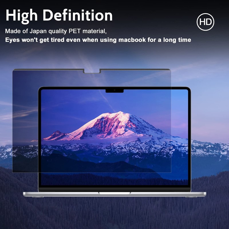 IPROKKO Magnetic Privacy Screen MacBook Pro 16 Inch (2021-2024, M1-M2-M3-M4)