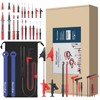 ALLmeter 27PCS Multimeter Leads Set with Replaceable Wire Piercing Probes,Crocodile