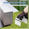 Pcmursal Concrete Curb Trowel, Concrete Curbing Tools, Landscape Curb Trowel