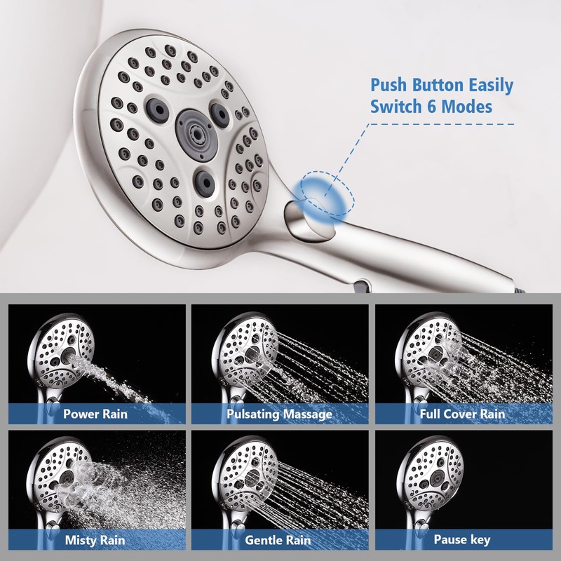 PROOX All Metal Tub Spout with Diverter, 6 Settings Hand