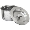 Ruvati Kitchen Sink Basket Strainer Drain Assembly - Stainless Steel