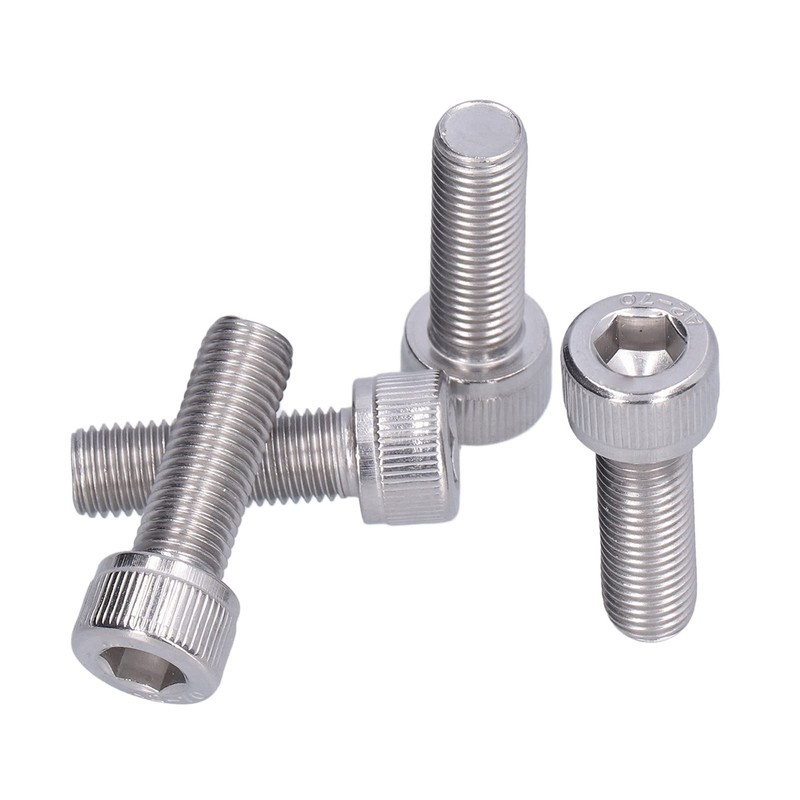M10X1.25 Schraube M10 1,25 4Pcs Hex Bolt Socket Cap Screw