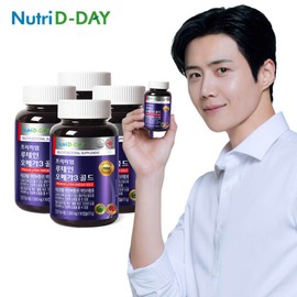 NutriD-Day (Hyundai Hmall) NutriDay Premium Lutein Omega 3 Gold 4 Bottles (12-Month Supply)