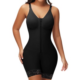 M MYODRESS Fajas postparto para mujer Body Shaper BBL Tummy Tuck Compression Garment Tummy Control Butt Lifter Shapewear for Women Black XL