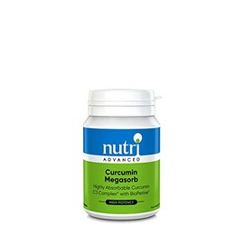 Nutri Advanced - Curcumin Megasorb - Highly Bioavailable Curcumin + Black Pepper Extract - 60 Tablets