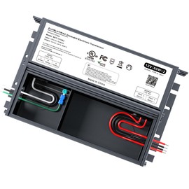 120W 12V Dimmable LED Driver for Lutron & Leviton Dimmer, Triac/ELV/MLV AC to DC Power Supply Transformer for LED Strip Light Dimmable, Constant Voltage Projects, UL&FCC-Listed, Class 2