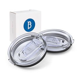 Bluwing 30 oz Tumbler Lids, Spill Proof Replacement Lid for Yeti, BJPKPK, ALBOR, D·S 30 oz Tumbler and More, BPA Free
