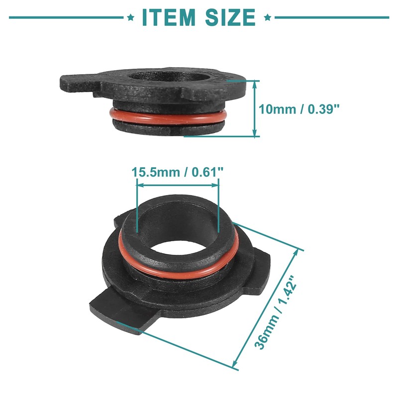 ACROPIX 9012 HIR2 LED Headlight Adapter Base Bulb Sockets Retainer