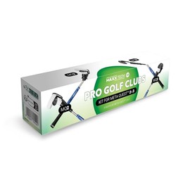 Maxx Tech VR Pro Golf Clubs Kit compatible with Oculus/Meta Quest 2 & 3/3S controllers, includes 2 premium quality golf clubs compatible with Golf +, Golf 5, eClub, Walkabout Mini Golf etc