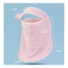 3pcs Mangas Elasticidad Protectora Uv Y Máscara Sombrero Sol