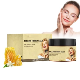 Hppsctink 120 g Beef Tallow Cream, Beef Tallow Skincare, Beef Moisturising Cream, Moisturising & Deep, Maintains Skin Elasticity, Moisturising Cream, Cream