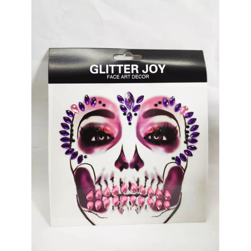 Ultramo Set De 5 Face Gems Catrina Rostro Ultramo Stickers