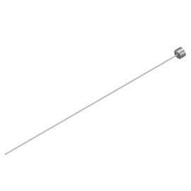 uxcell Straight Ejector Pins, 0.8mm (1/32") Dia. 65Mn Steel Round Tip Punch 100mm (4") Long for Mechanical Maintenance