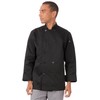 Chef Works Unisex Bastille Chef Coat, Black, XX-Large
