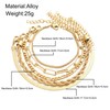 Stocking Stuffers Holiday Outfits for Women 2024 Gold Bracelets for