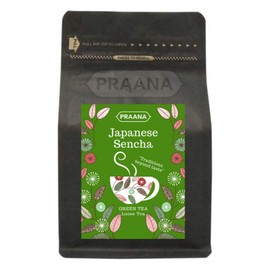 PRAANA TEA Premium Japanese Sencha Loose Green Tea, 100 g, 510-100