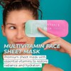 Vitamasques Mascarilla Multivitamínica, Paquete De 8 - Hidratante Y Nutritiva