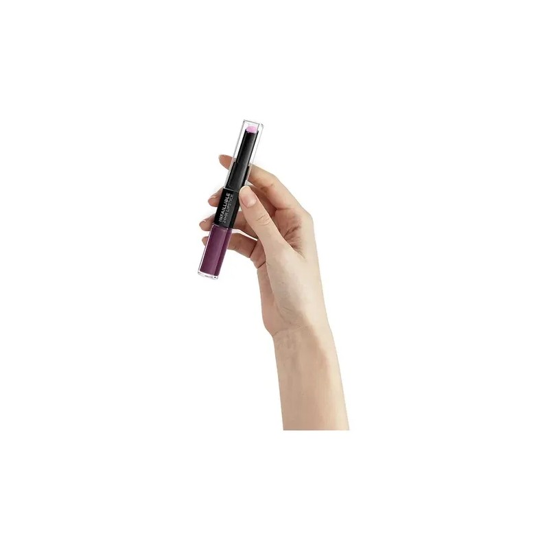 L'oréal Paris Lipstick Infallible 24hr X3 Dos Pasos Acabado Brillo
