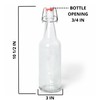 ICE N COLD | Pack of 12 Clear 16-20oz Growler