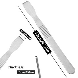 UTENEW 5pcs Professional Opening Pry Repair Tools Flathead Metal Pry Bars Crowbar